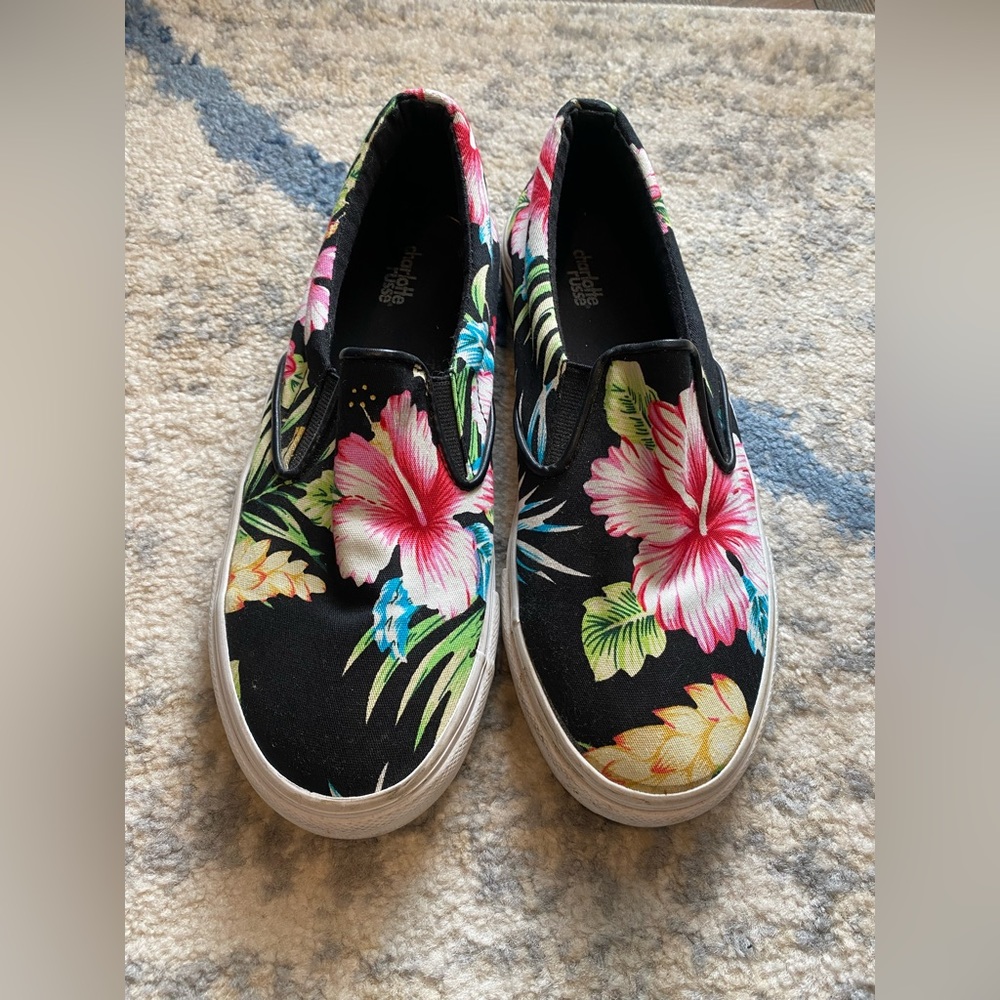 Unisex Floral Slip On